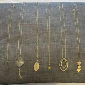 gold necklaces